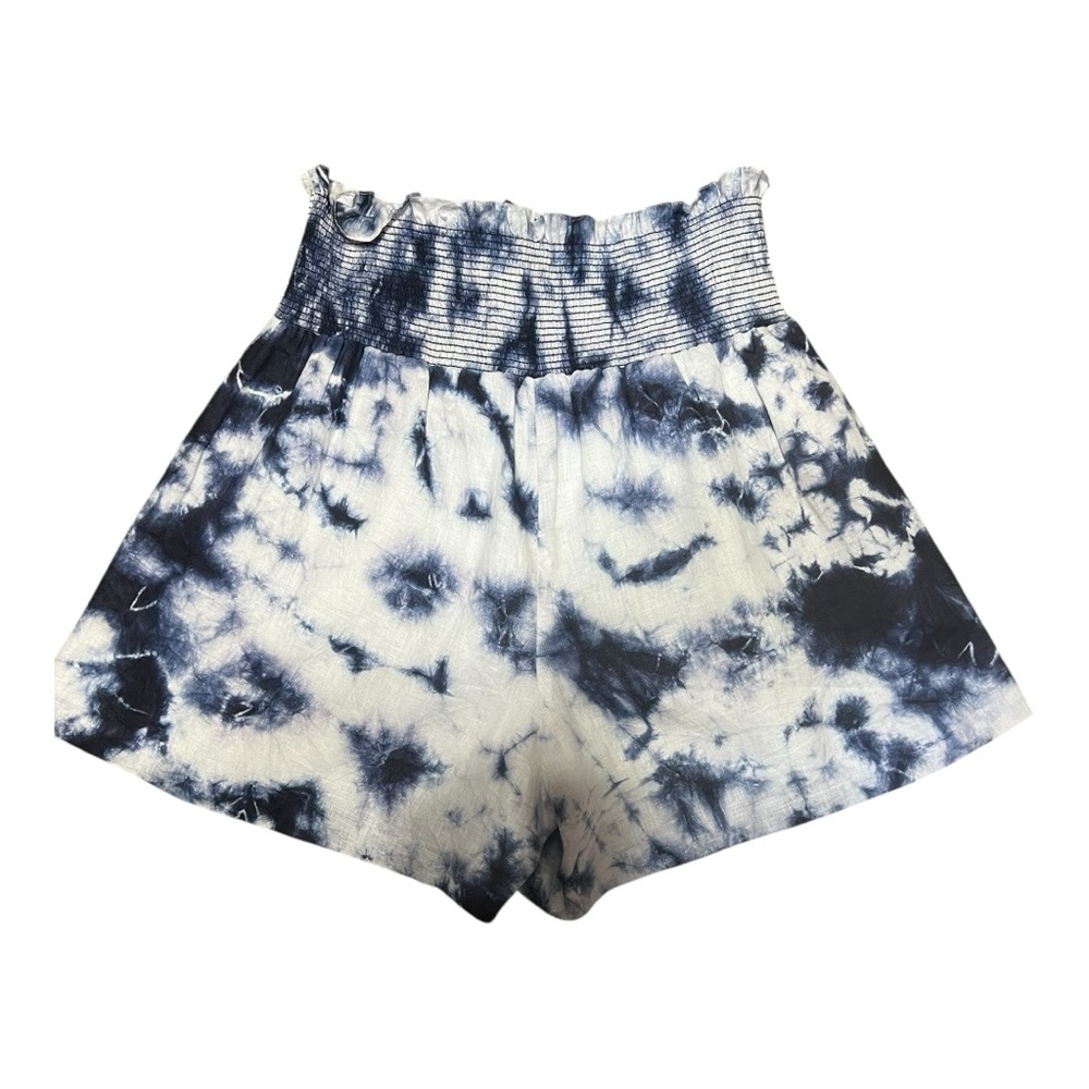 Sachin + Babi Vivi Linen Smocked Waist Linen Shorts - Picture 3 of 4